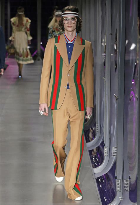 chameleon visual gucci menshow|gucci men's runway.